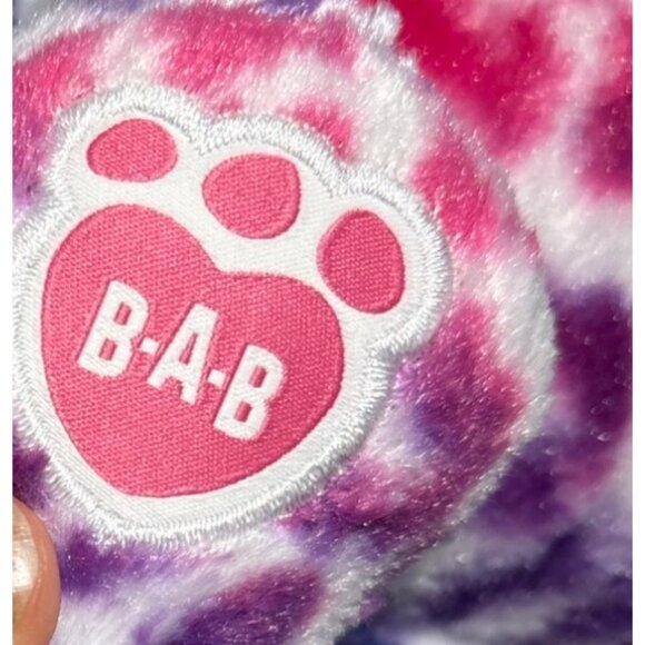 17" Build A Bear Rainbow Tie dye Leopard Kitty Cat Plush Stuffed Animal BAB - Picture 7 of 8